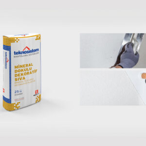 Teknosistem Mineral Dokulu Dekoratif Sıva Harcı