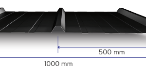 3 Hadveli Panel Formunda Çatı Trapezi